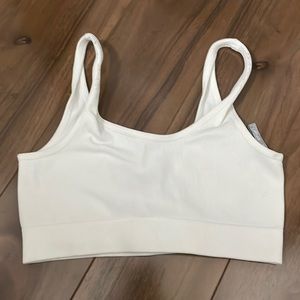 Sws essentials white bralette